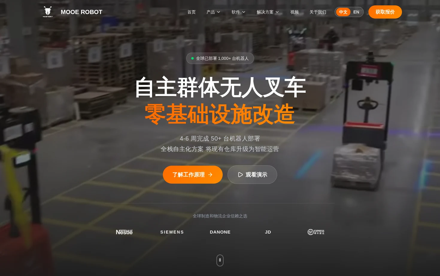 木蚁机器人 页面快照